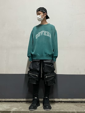 「BACKLASH（バックラッシュ）のアイテム」を使った、yoshiaki matsufujiさん（メンズ・165cm）の冬コーディネート