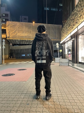 「ISAMU KATAYAMA BACKLASH（イサムカタヤマバックラッシュ）のアイテム（帽子）」を使った、yoshiaki matsufujiさん（メンズ・165cm）の夏コーディネート