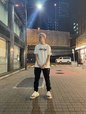 「muta（ムータ）のアイテム」を使った、yoshiaki matsufujiさん（メンズ・165cm）の夏コーディネート