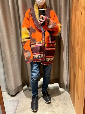 「ALANUI（アラヌイ）のアイテム」を使った、yoshiaki matsufujiさん（メンズ・165cm）の冬コーディネート