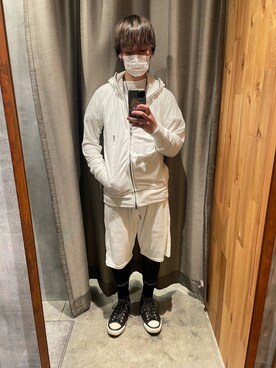 「1piu1uguale3 RELAX（ウノピュウノウグァーレトレリラックス）のアイテム（パンツ）」を使った、yoshiaki matsufujiさん（メンズ・165cm）の春コーディネート