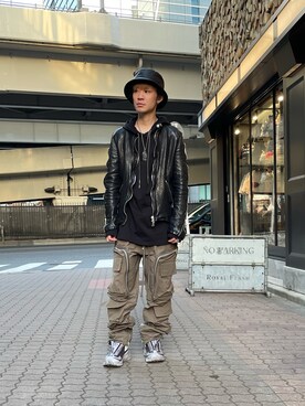 「ROYAL FLASH（ロイヤルフラッシュ）のアイテム」を使った、yoshiaki matsufujiさん（メンズ・165cm）の春コーディネート