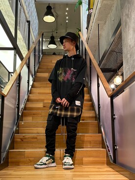 yoshiaki matsufujiさん（メンズ・165cm）の冬コーディネート