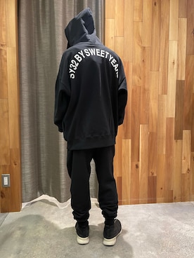 「SY32 by SWEET YEARS（エスワイサーティトゥバイスィートイヤーズ）のアイテム」を使った、yoshiaki matsufujiさん（メンズ・165cm）の冬コーディネート