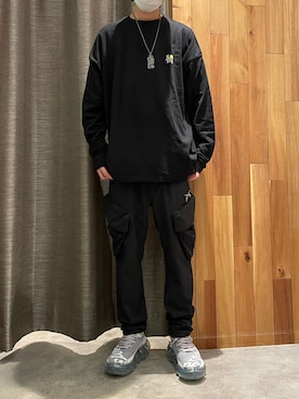 「STUD MUFFIN（スタッドマフィン）のアイテム（トップス）」を使った、yoshiaki matsufujiさん（メンズ・165cm）の春コーディネート