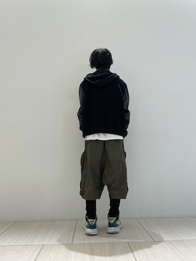 「EMMETI（エンメティ）のアイテム」を使った、yoshiaki matsufujiさん（メンズ・165cm）の秋コーディネート