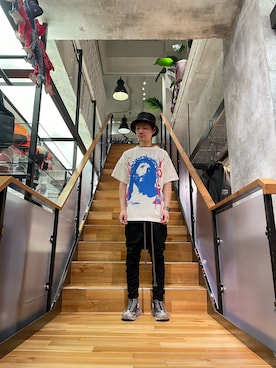 「ROYAL FLASH（ロイヤルフラッシュ）のアイテム」を使った、yoshiaki matsufujiさん（メンズ・165cm）の春コーディネート
