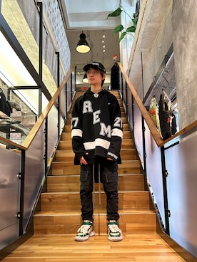 「ROYAL FLASH（ロイヤルフラッシュ）のアイテム」を使った、yoshiaki matsufujiさん（メンズ・165cm）の夏コーディネート