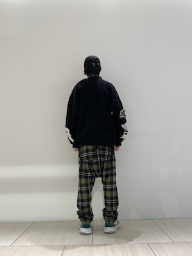 「ROYAL FLASH（ロイヤルフラッシュ）のアイテム（トップス）」を使った、yoshiaki matsufujiさん（メンズ・165cm）の秋コーディネート