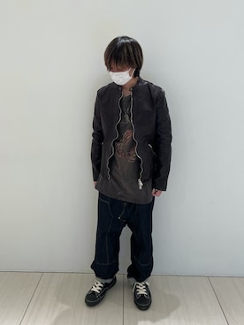 「BACKLASH（バックラッシュ）のアイテム（パンツ）」を使った、yoshiaki matsufujiさん（メンズ・165cm）の夏コーディネート