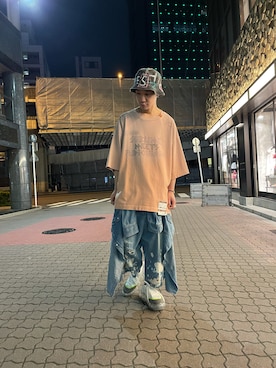 「MIHARAYASUHIRO（ミハラヤスヒロ）のアイテム（パンツ）」を使った、yoshiaki matsufujiさん（メンズ・165cm）の夏コーディネート