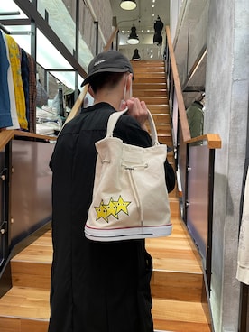 「OKERU（オケル）のアイテム」を使った、yoshiaki matsufujiさん（メンズ・165cm）の夏コーディネート