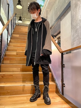 yoshiaki matsufujiさん（メンズ・165cm）の春コーディネート