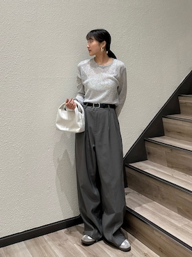 「gemeil（ジェムイル）のアイテム」を使った、mana_mana27さん（レディース・160cm）の冬コーディネート