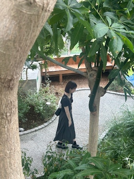 「Unblend（アンブレンド）のアイテム」を使った、みなまさん（レディース・164cm）の秋コーディネート