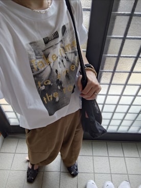 「LEPSIM（レプシィム）のアイテム（その他パンツ）」を使った、zakkaloveさん（レディース・161cm）の夏コーディネート
