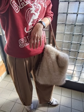 「アイテム（スウェット）」を使った、zakkaloveさん（レディース・162cm）の秋コーディネート