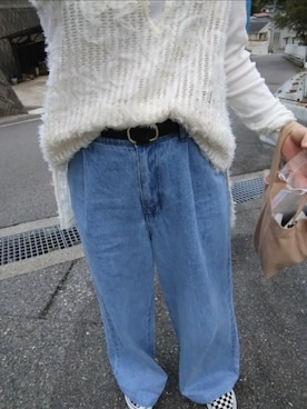 「アイテム（スリッポン）」を使った、zakkaloveさん（レディース・162cm）の秋コーディネート