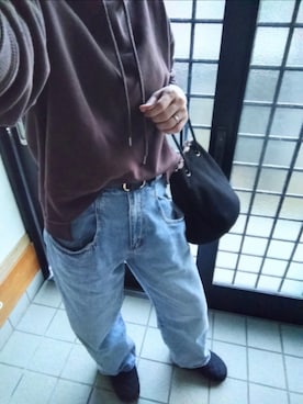 「アイテム（スリッポン）」を使った、zakkaloveさん（レディース・162cm）の秋コーディネート