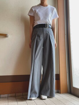 「ABITOKYO（アビトーキョー）のアイテム（セットアップ）」を使った、TSUUSANさん（レディース・160cm）の夏コーディネート