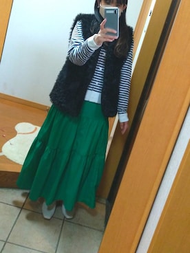 「emi+（エミプラス）のアイテム（その他アウター）」を使った、kitty1974さん（レディース・159cm）の春コーディネート