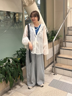 「アイテム（パンツ）」を使った、manaさん（レディース・159cm・20代）の夏コーディネート