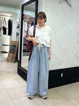 「着回しコーデ」｜manaさん（レディース・159cm）の夏コーディネート