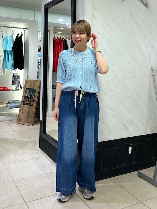 セール】【GEVACO】透かし編み半袖カーディガン（カーディガン