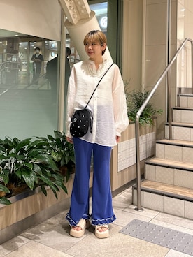 「ハロサン」｜manaさん（レディース・159cm）の夏コーディネート