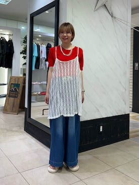 「アイテム（パンツ）」を使った、manaさん（レディース・159cm・20代）の夏コーディネート