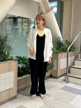 「アイテム（タンクトップ）」を使った、manaさん（レディース・159cm・20代）の夏コーディネート