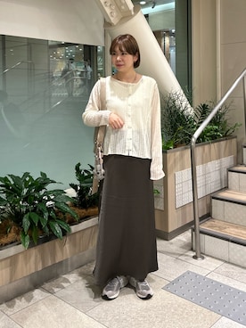 「アイテム（キーホルダー）」を使った、manaさん（レディース・159cm）の夏コーディネート