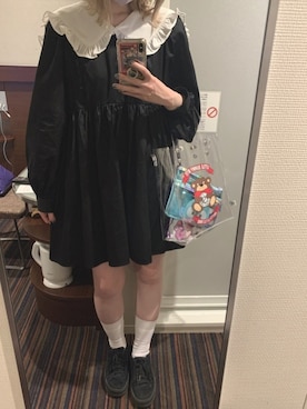 「PUNYUS（プニュズ）のアイテム（ワンピース/ドレス）」を使った、Sさん（レディース・169cm）の夏コーディネート
