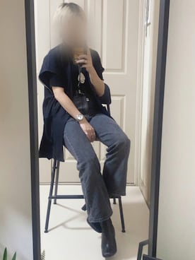 「sango（sango）のアイテム（トップス）」を使った、smzさん（レディース・155cm）の秋コーディネート