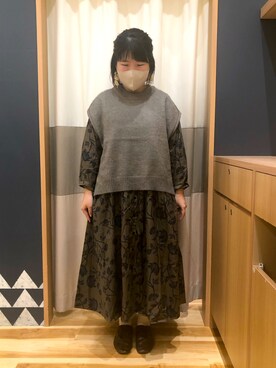 ふじもと**さん(レディース・158cm)の夏コーディネート