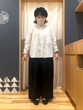 「sm2rhythm（サマンサモスモスリズム）のアイテム（パンツ）」を使った、ふじもと*＊さん（レディース・158cm）の夏コーディネート