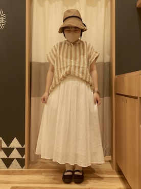 ふじもと*＊さん（レディース・158cm）の夏コーディネート