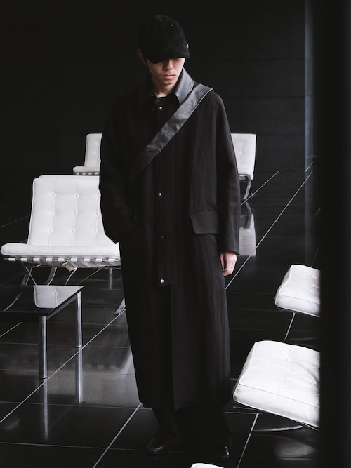 Cow Hide Collar Riding Coat Mサイズ LIDNM（リドム）の「Cow Hide Collar Riding Coat（ステンカラーコート