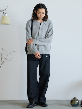 「アイテム（バッグ）」を使った、れいたさん（メンズ・167cm）の秋コーディネート