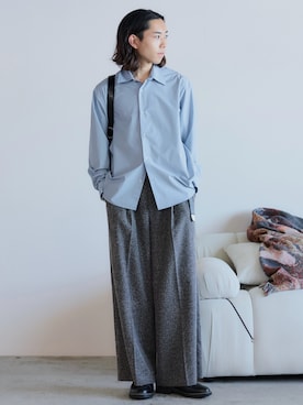 「アイテム（バッグ）」を使った、れいたさん（メンズ・167cm）の冬コーディネート