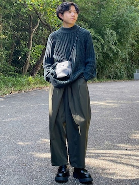 「着回しなら任せて」｜れいたさん（メンズ・167cm）の秋コーディネート