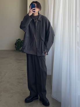 「ASTRONOMY（アストロノミー）のアイテム（アクセサリー）」を使った、れいたさん（メンズ・167cm）の冬コーディネート