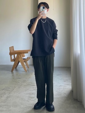 「ASTRONOMY（アストロノミー）のアイテム（アクセサリー）」を使った、れいたさん（メンズ・167cm）の春コーディネート