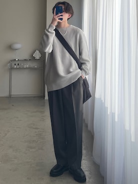 「ASTRONOMY（アストロノミー）のアイテム（アクセサリー）」を使った、れいたさん（メンズ・167cm）の春コーディネート