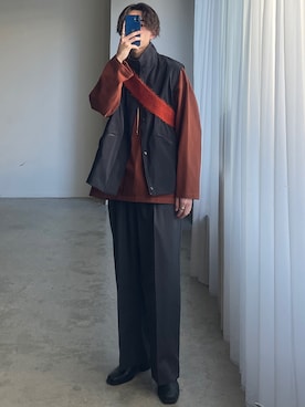 「ほめられ本命コーデ」｜「アイテム（ブルゾン）」を使った、れいたさん（メンズ・167cm）の冬コーディネート
