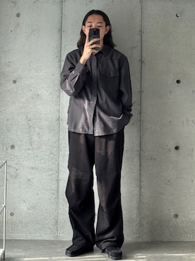 「アイテム（シューズ）」を使った、れいたさん（メンズ・167cm）の秋コーディネート