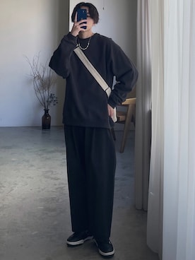 「ASTRONOMY（アストロノミー）のアイテム（アクセサリー）」を使った、れいたさん（メンズ・167cm）の冬コーディネート