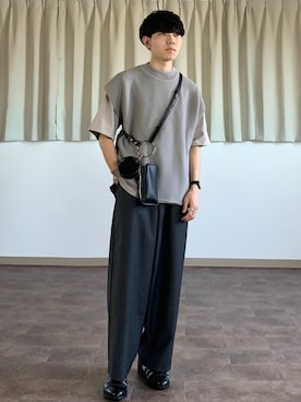 「epnok」｜「アイテム（サンダル）」を使った、れいたさん（メンズ・167cm）の夏コーディネート