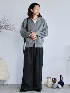 「アイテム（アクセサリー）」を使った、れいたさん（メンズ・167cm）の秋コーディネート