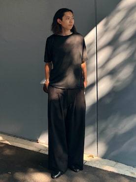 「アイテム（ドレスシューズ）」を使った、れいたさん（メンズ・167cm・20代）の夏コーディネート